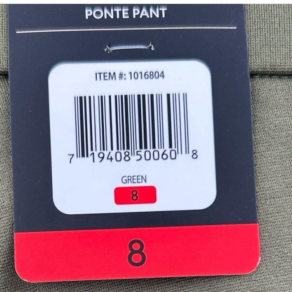 NWT Banana Republic Women's Ponte Pants Olive Green Size 8 - Picture 11 of 15
